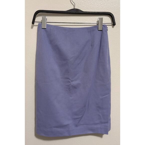 Ann Taylor Loft Periwinkle Purple Virgin Wool Blend Size 4 - Picture 1 of 8